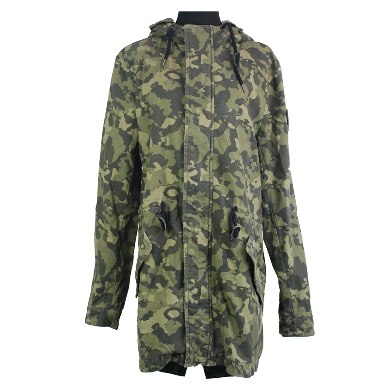 Unisex Outdoor Camouflage Windproof Waterproof Protective Autumn Longer Jackets